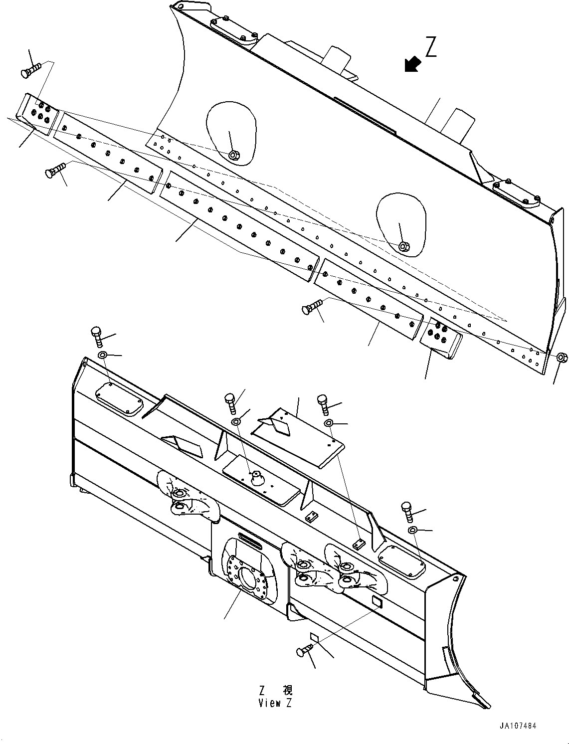 Щётка стеклоочистителя 14Y-72-48501 KOMATSU
