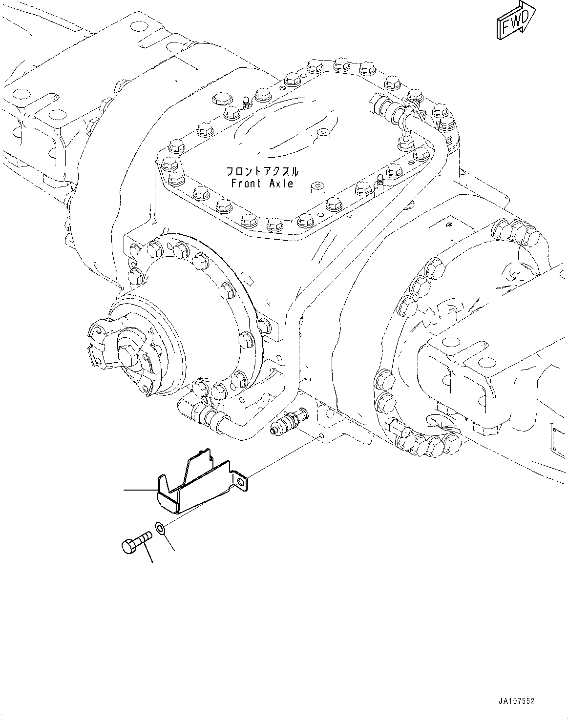 Крышка 421-U45-4881 KOMATSU