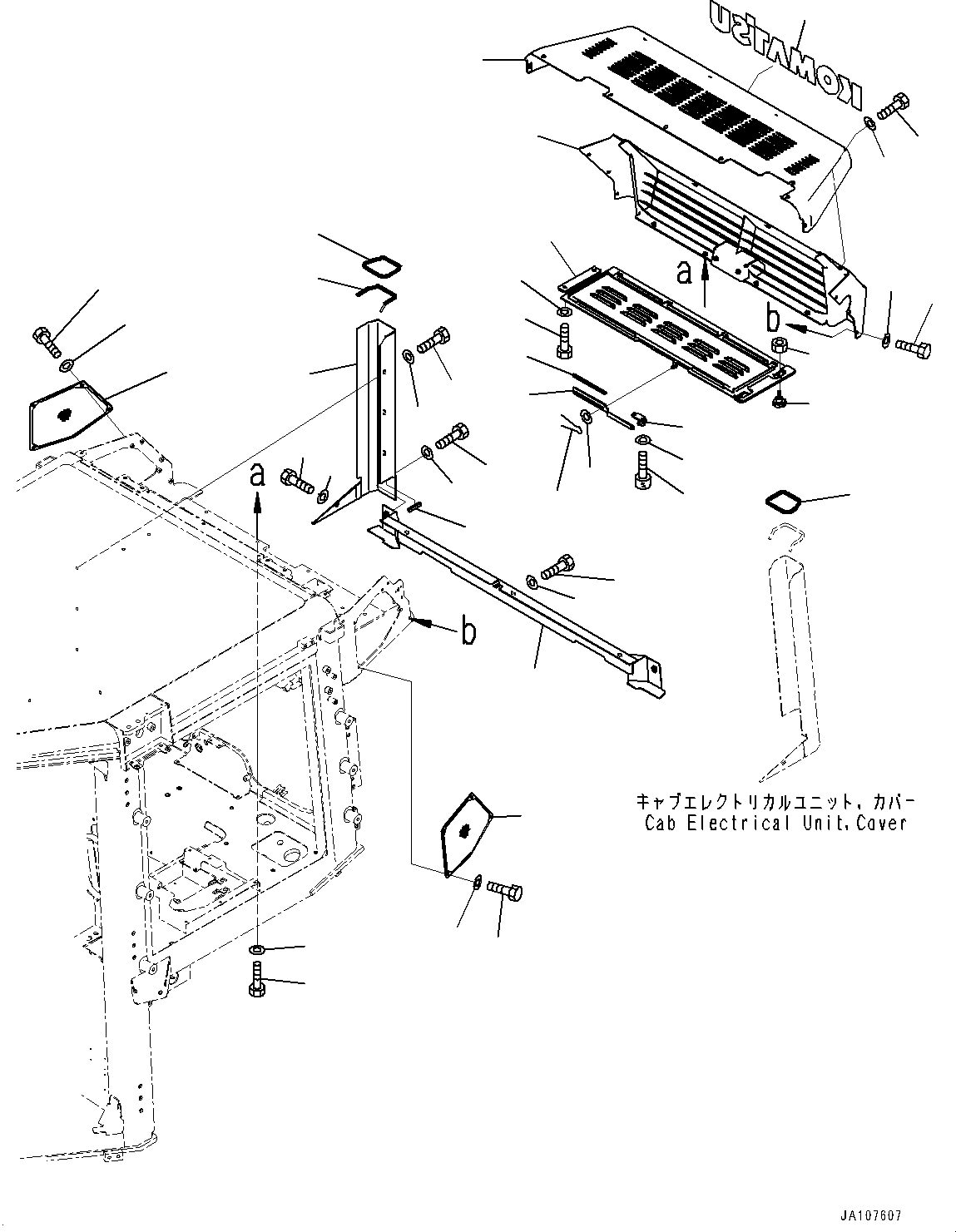 Крышка 14Y-Z79-4610 KOMATSU
