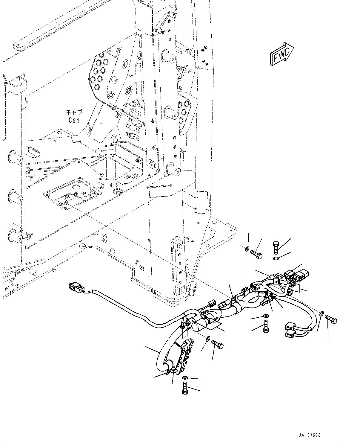 Жгут проводов 14Y-06-46141 KOMATSU