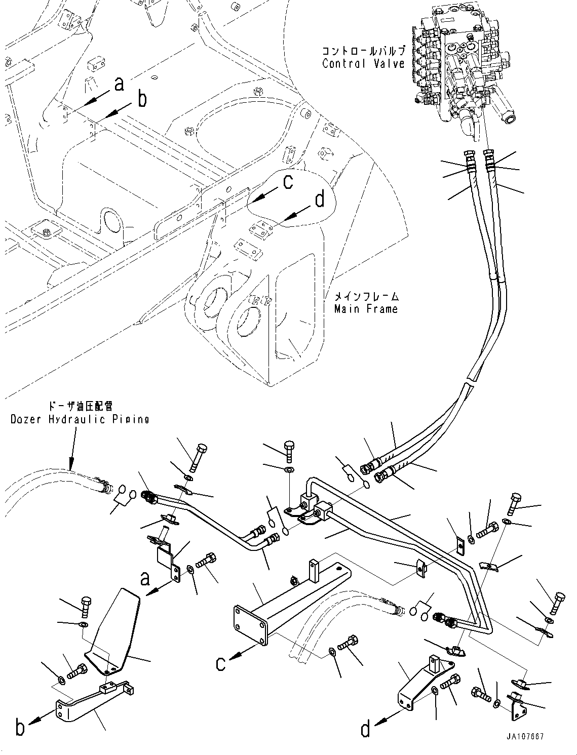 Трубка 14Y-62-42841 KOMATSU