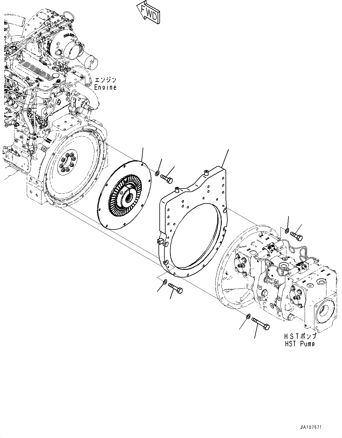 Муфта 14Y-12-41121 KOMATSU