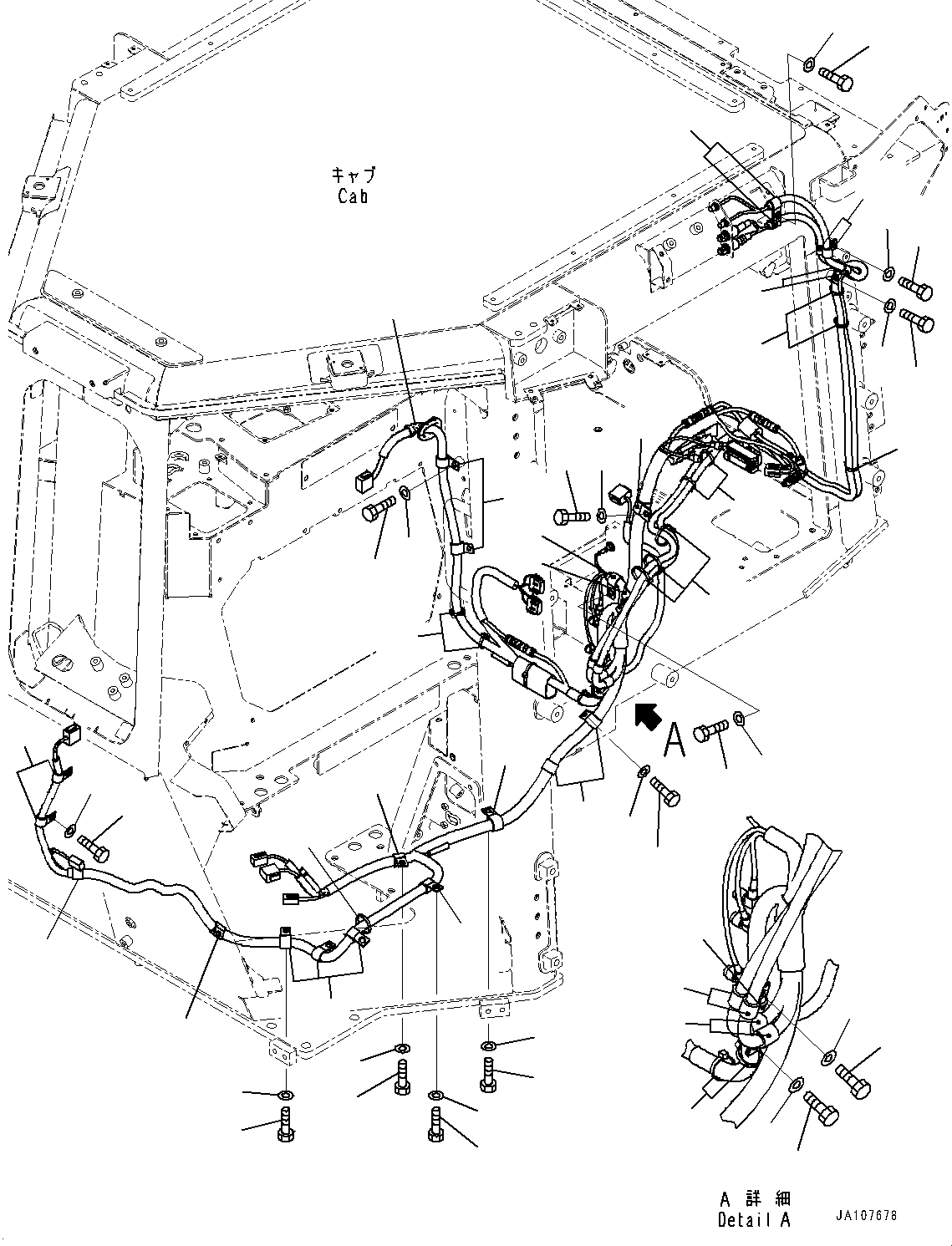 Жгут проводов 14Y-06-47652 KOMATSU