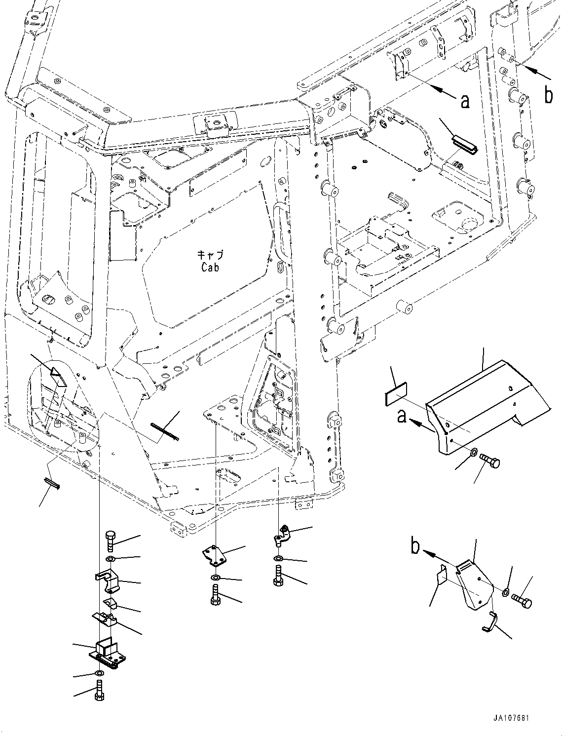 Амортизирующая подушка 12Y-06-39741 KOMATSU