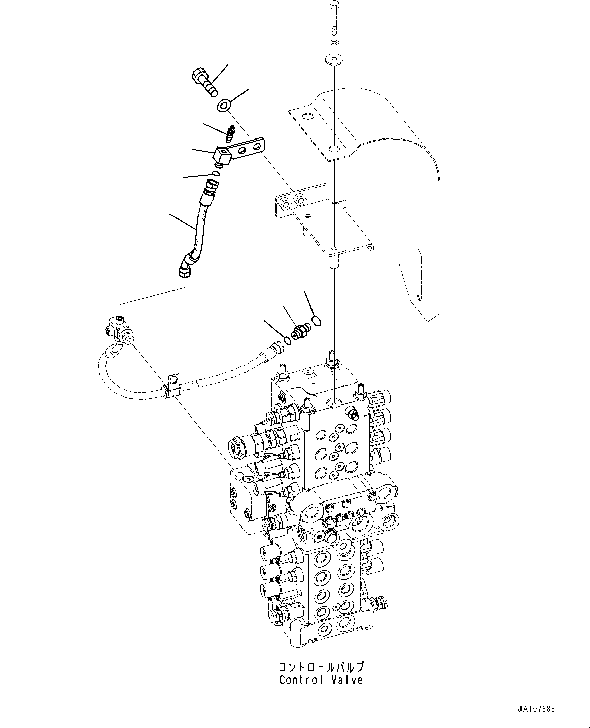 Шланг 21W-62-74790 KOMATSU