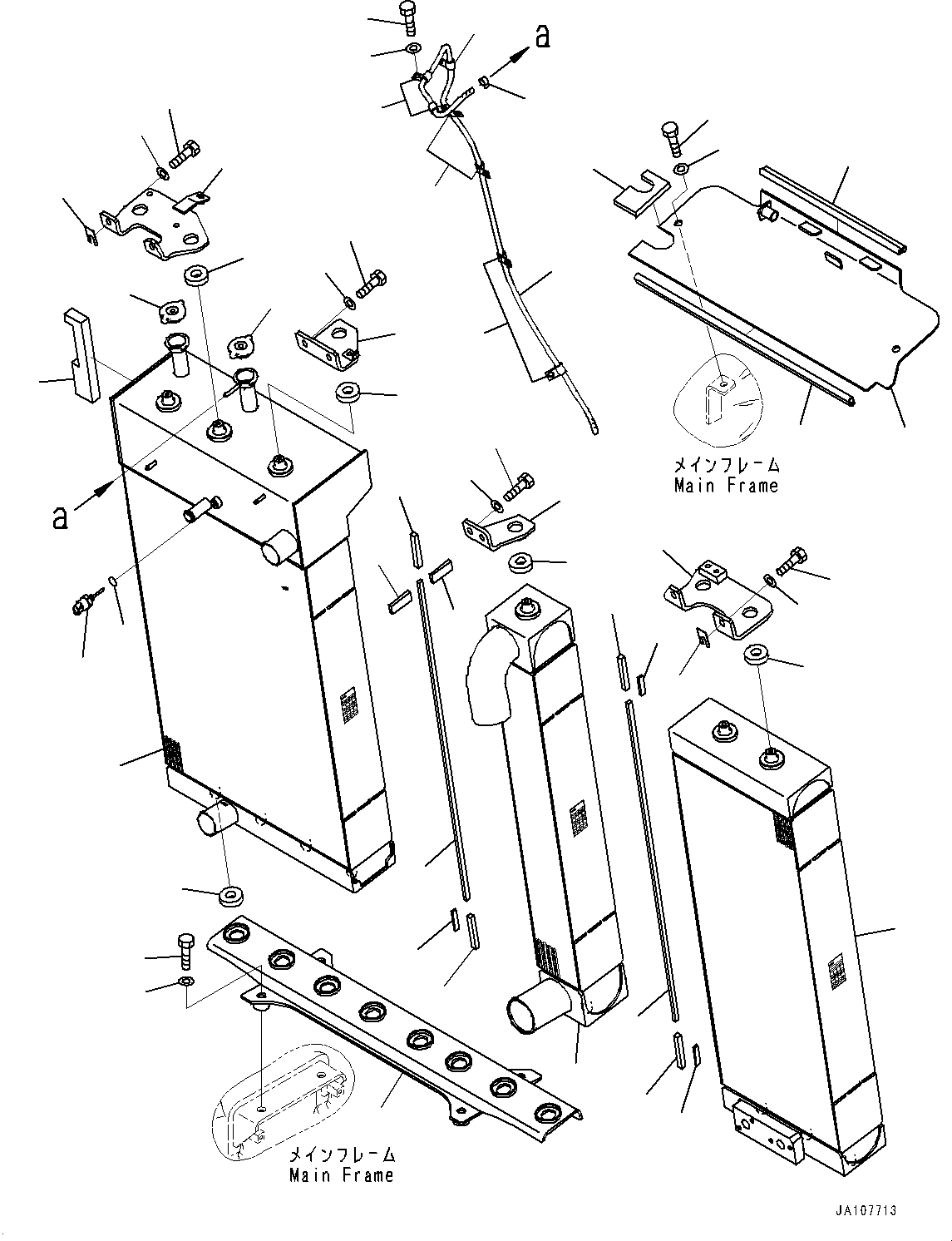Aftercooler Assembly 14Y-03-41301 KOMATSU