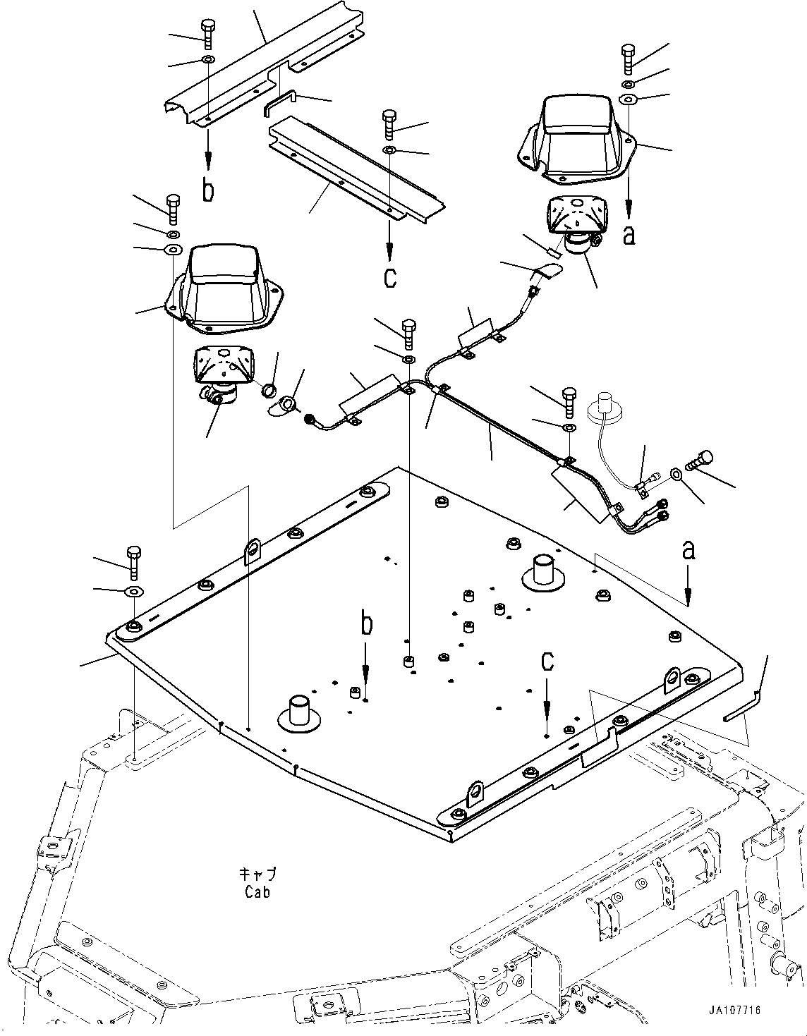 Антенна 7835-70-4210 KOMATSU