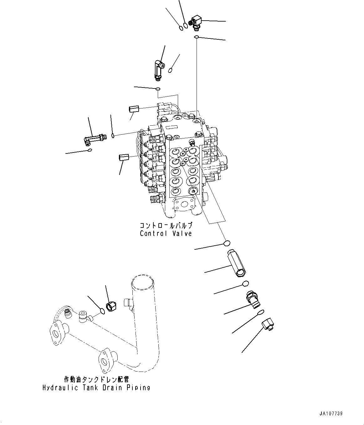 Штекер разъёма 23C-06-51230 KOMATSU