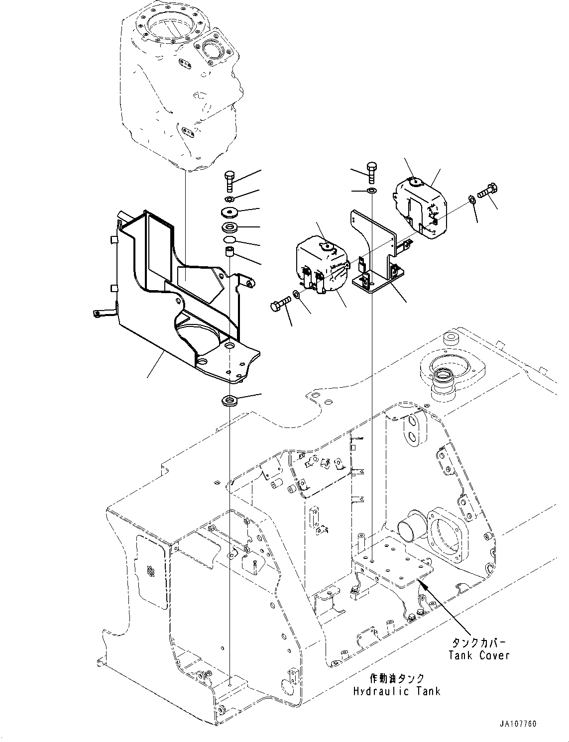 Кронштейн 14Y-911-4111 KOMATSU