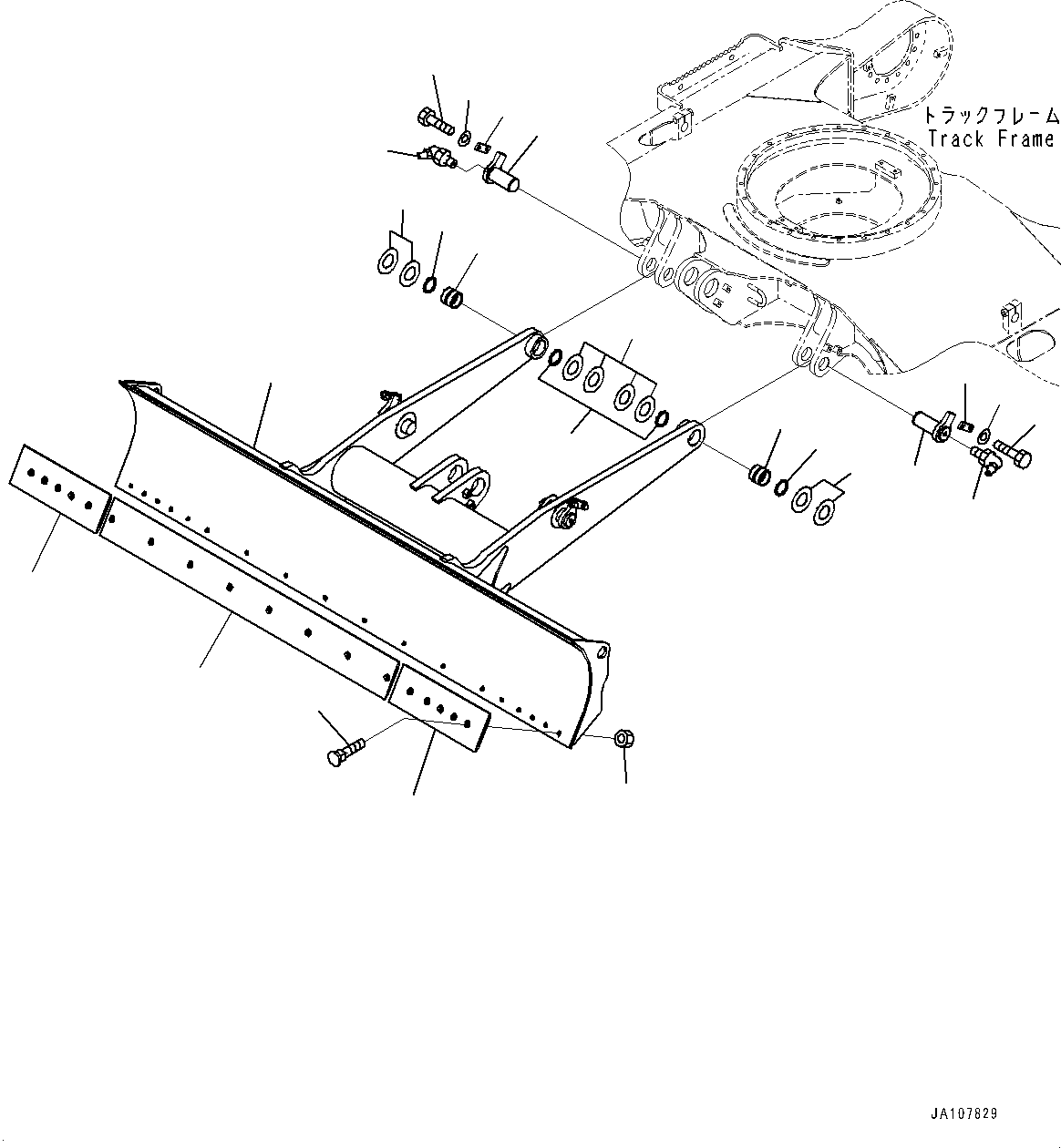 Blade Assembly 21W-71-70011 KOMATSU