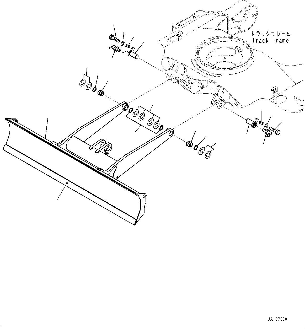 Blade Assembly 21W-71-70020 KOMATSU