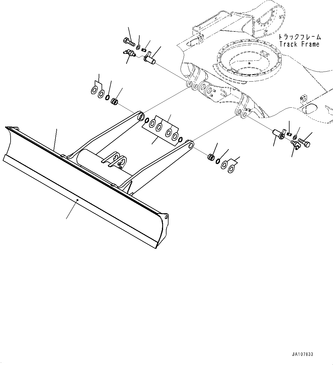 Blade Assembly 21W-71-70030 KOMATSU