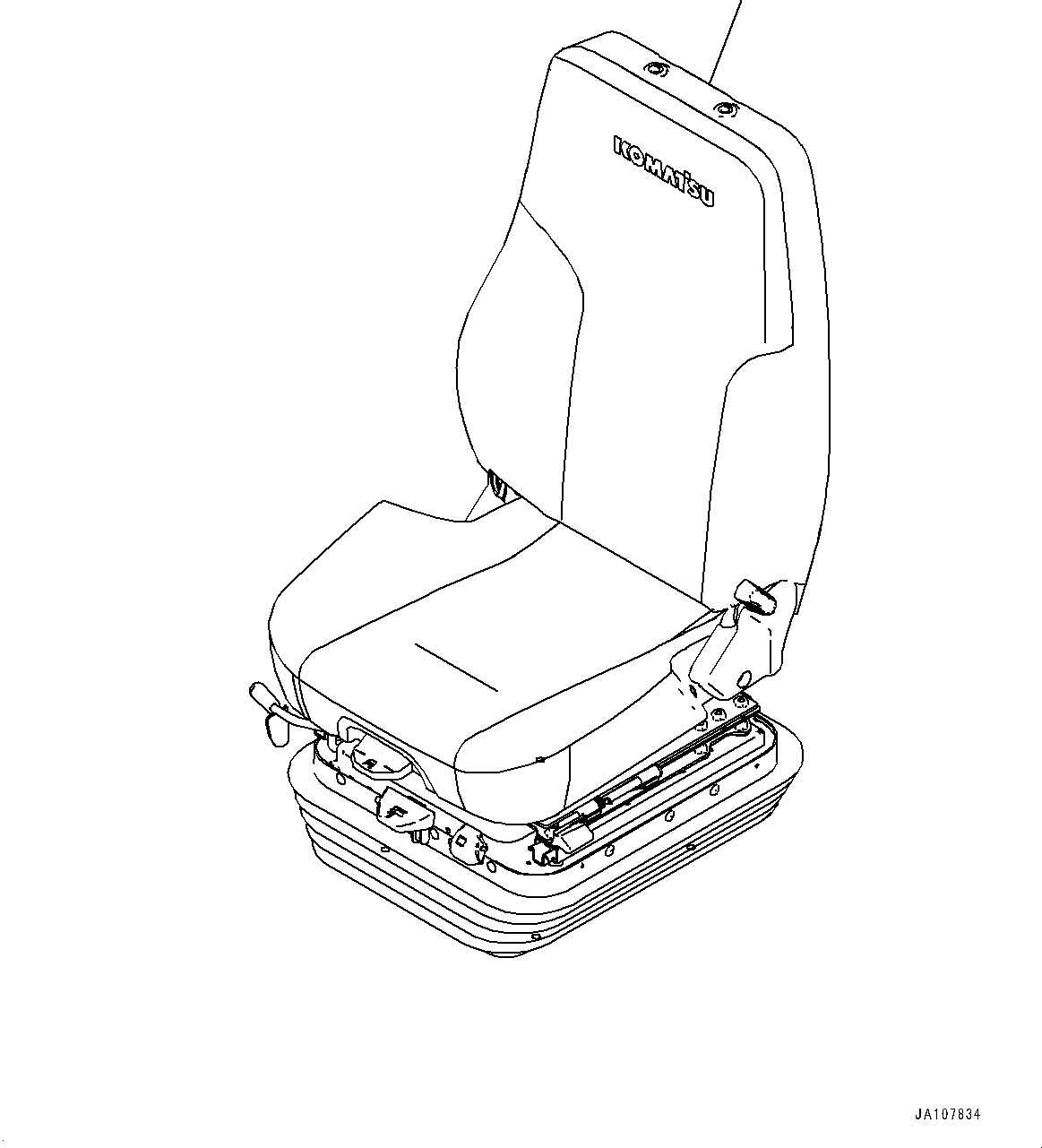 Operator's Seat 17A-57-62810 KOMATSU