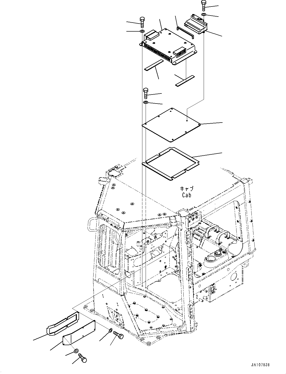 Воздуховод 14X-54-56280 KOMATSU