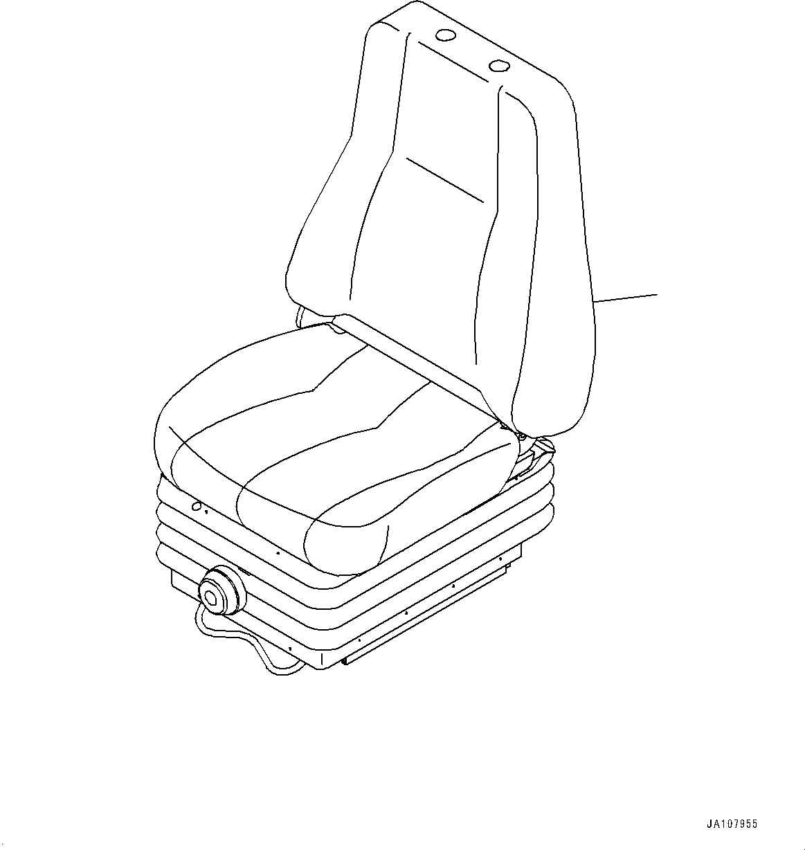Сиденье в сборе 14X-57-51910 KOMATSU