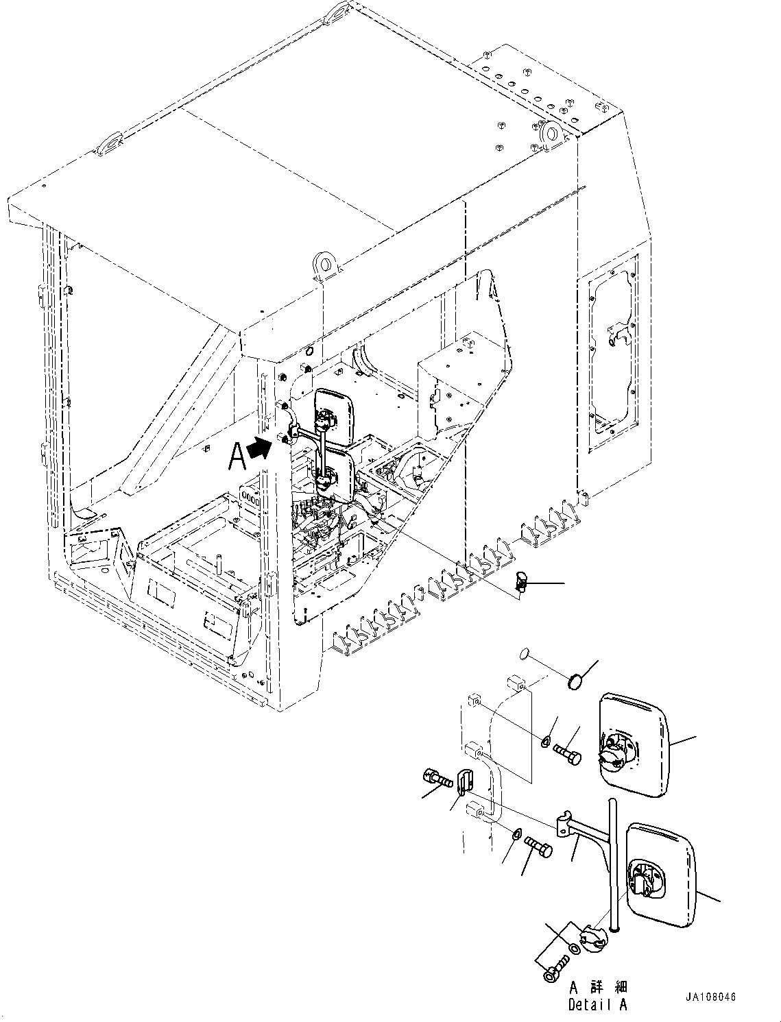 Опора 21T-54-42891 KOMATSU