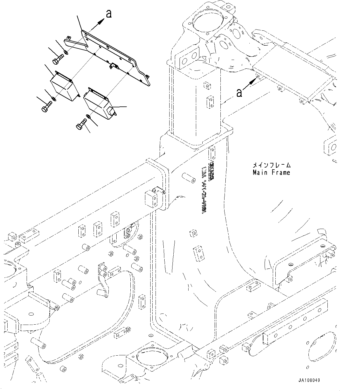 Кронштейн 14Y-06-43261 KOMATSU