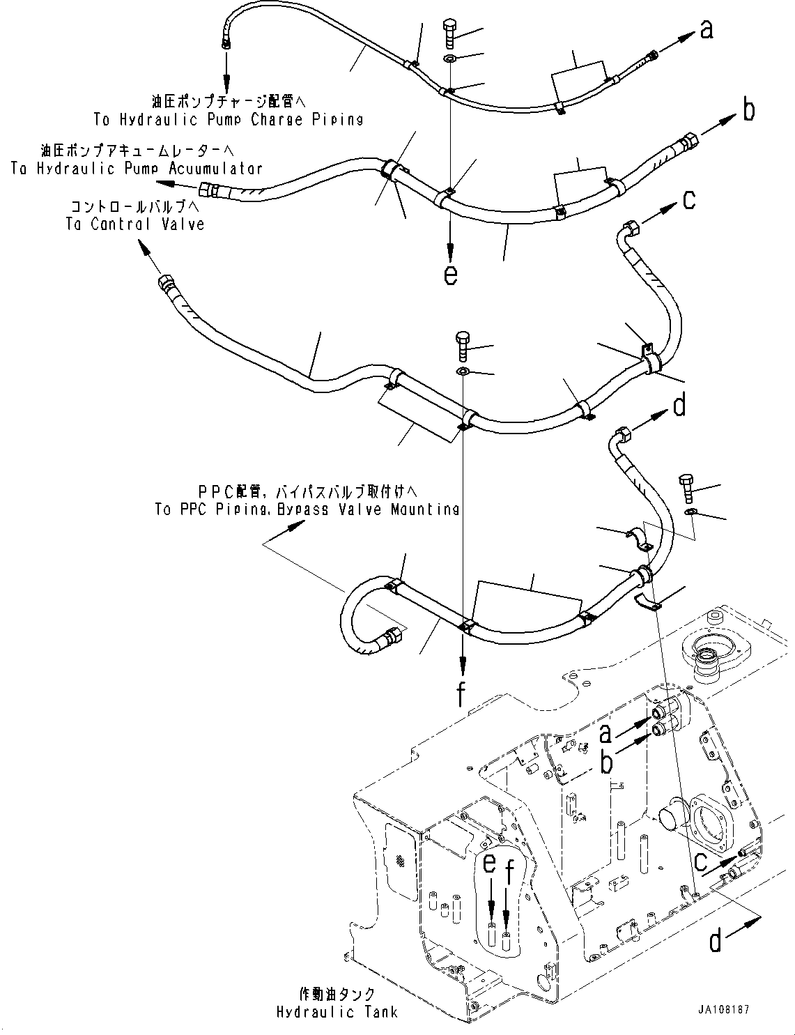 Шланг 14Y-62-41551 KOMATSU