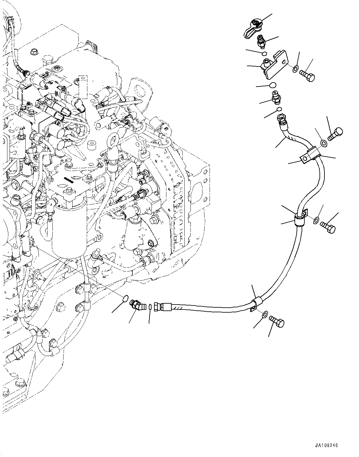 Соединение 13Y-01-25321 KOMATSU