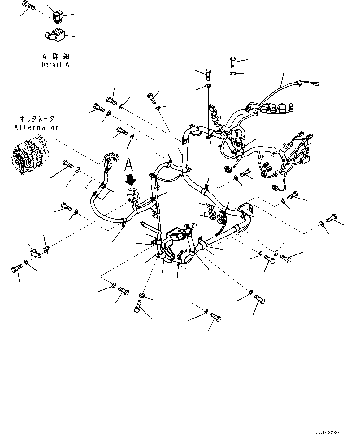 Жгут проводов 12Y-06-35852 KOMATSU