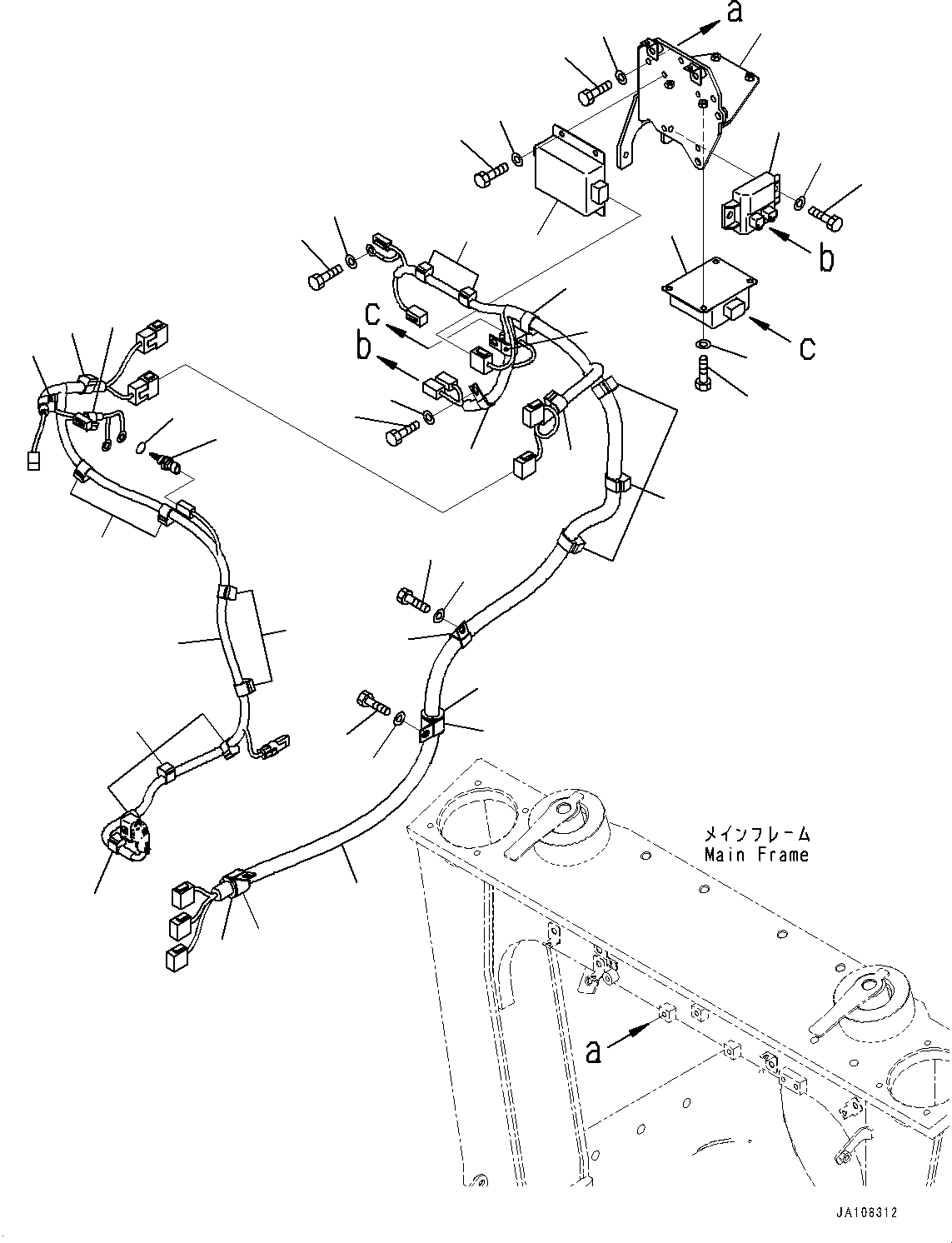 Жгут проводов 12Y-06-35840 KOMATSU
