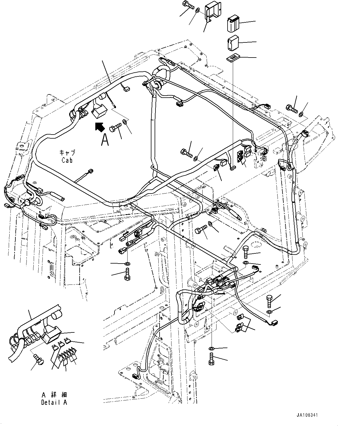 Жгут проводов 12Y-06-39821 KOMATSU