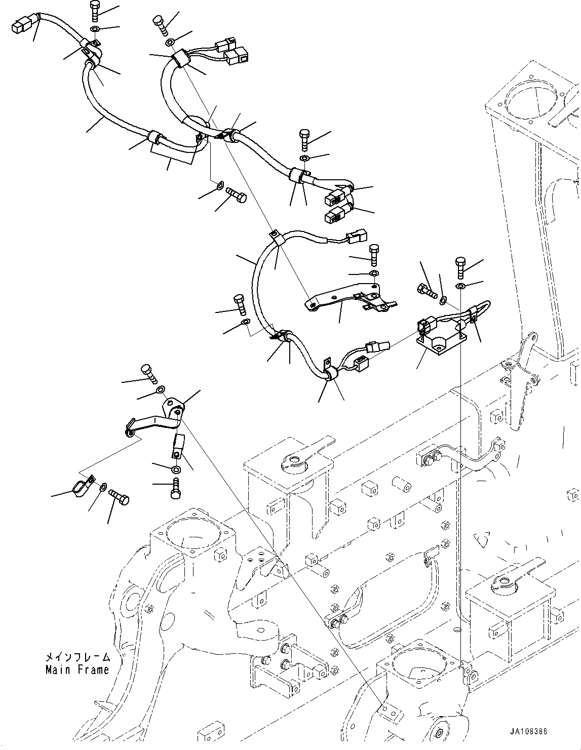 Жгут проводов 12Y-06-35720 KOMATSU