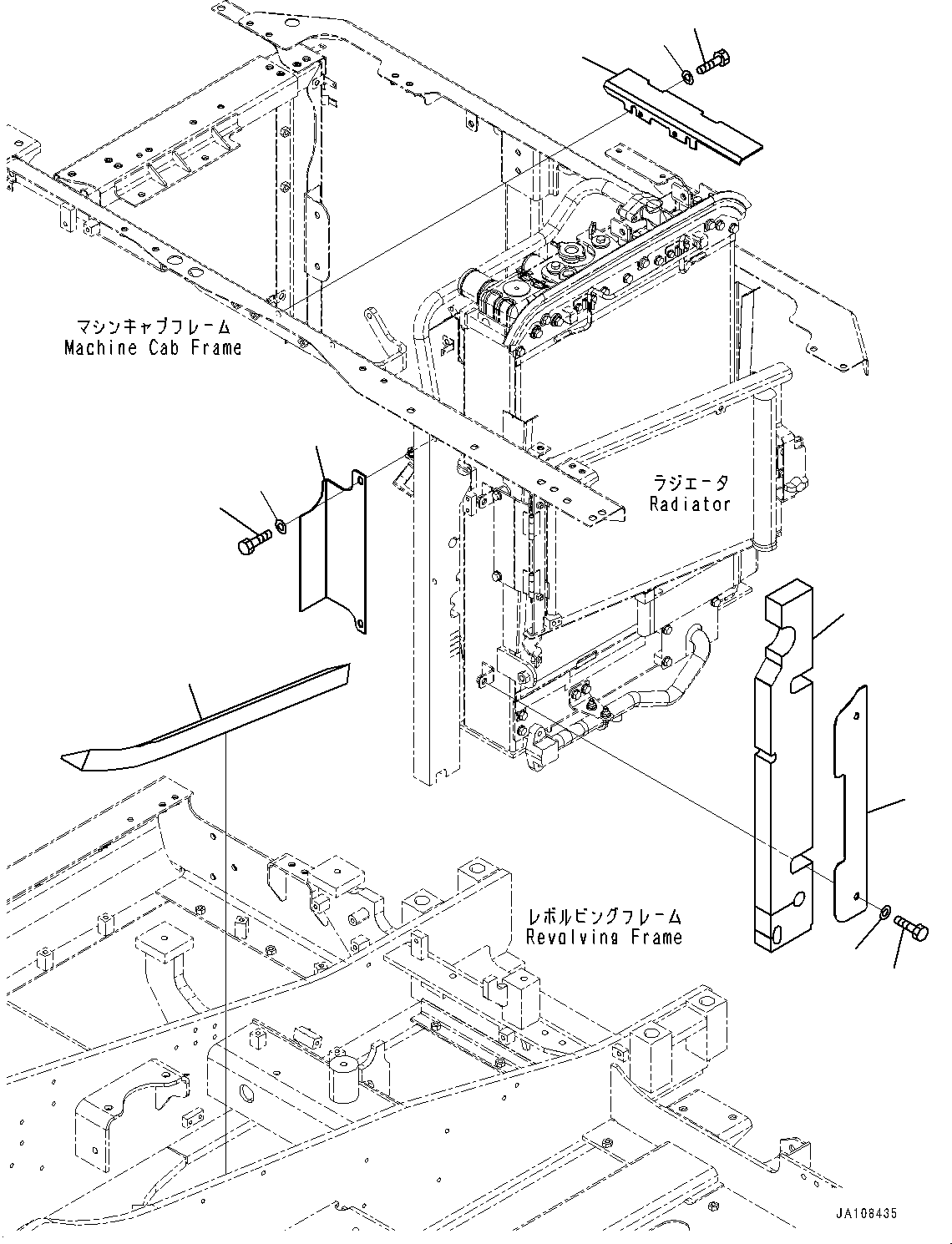 Пластина 204-54-71801 KOMATSU