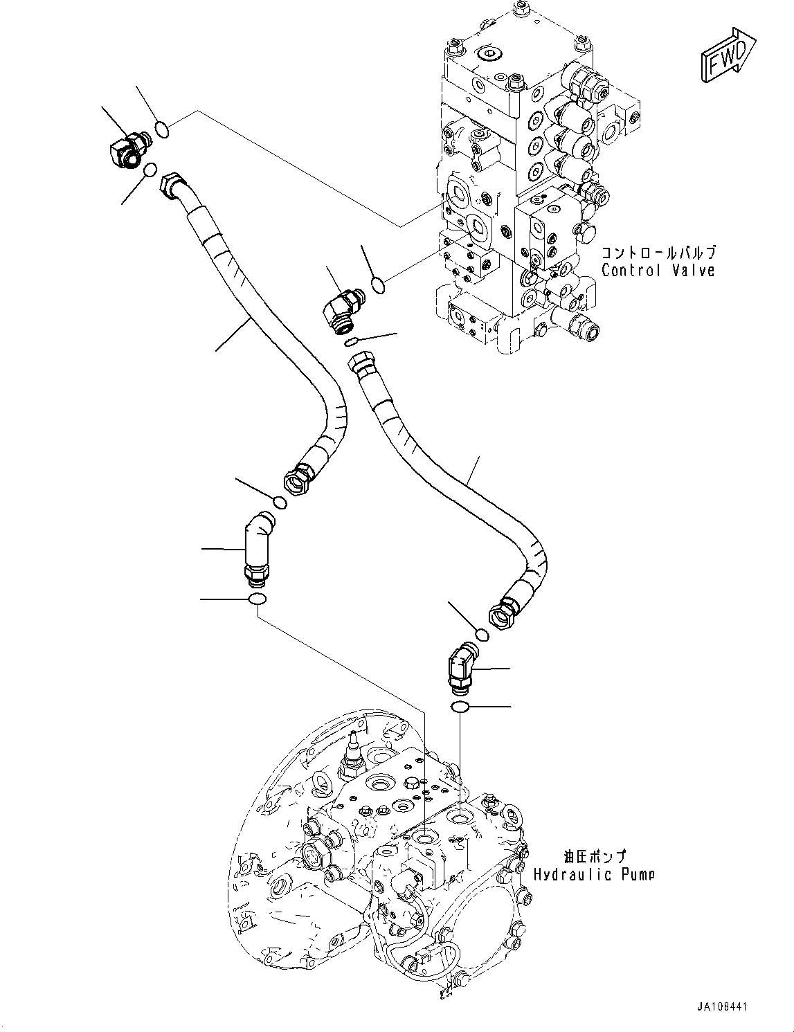 Шланг 204-62-72720 KOMATSU