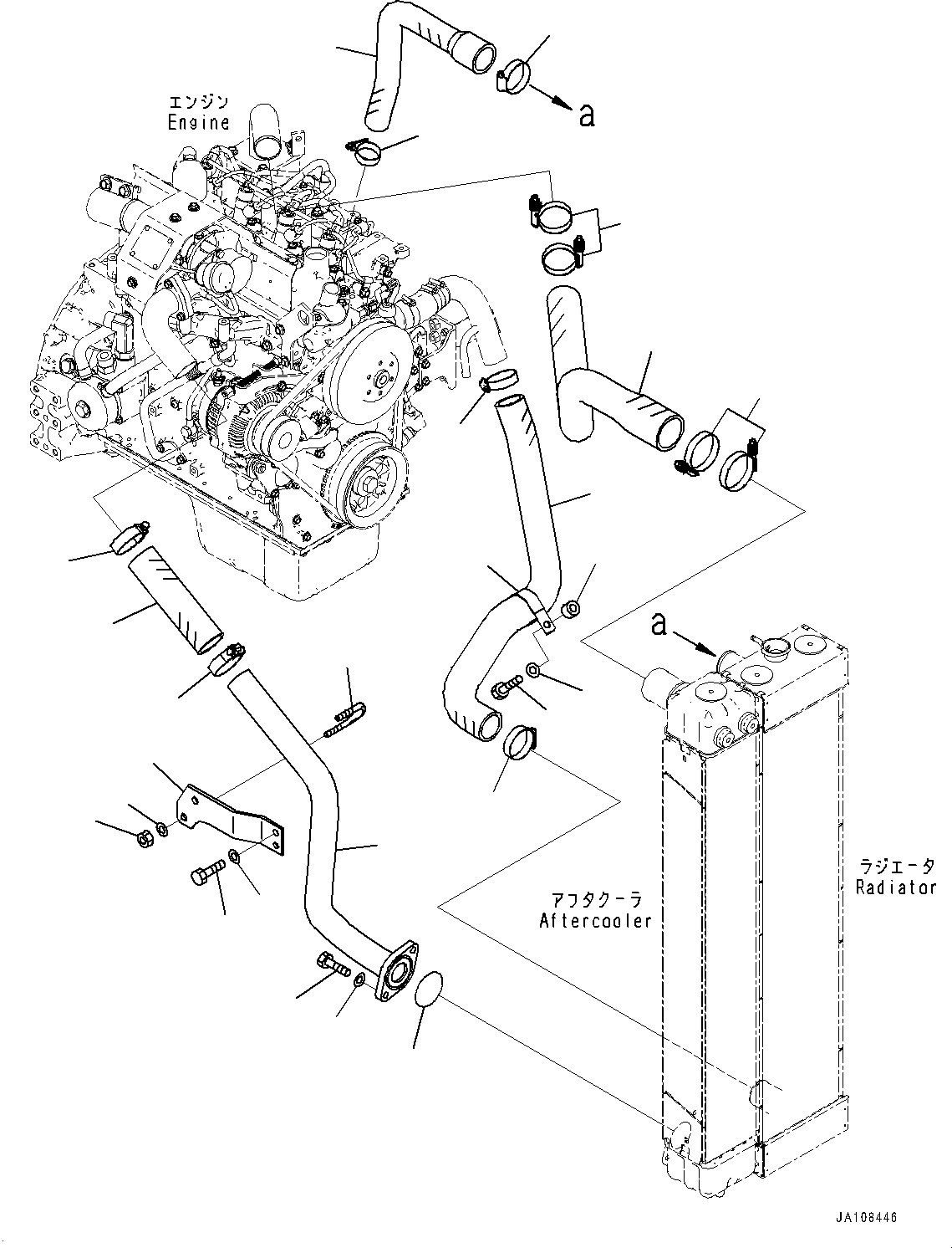 Шланг 204-03-72311 KOMATSU