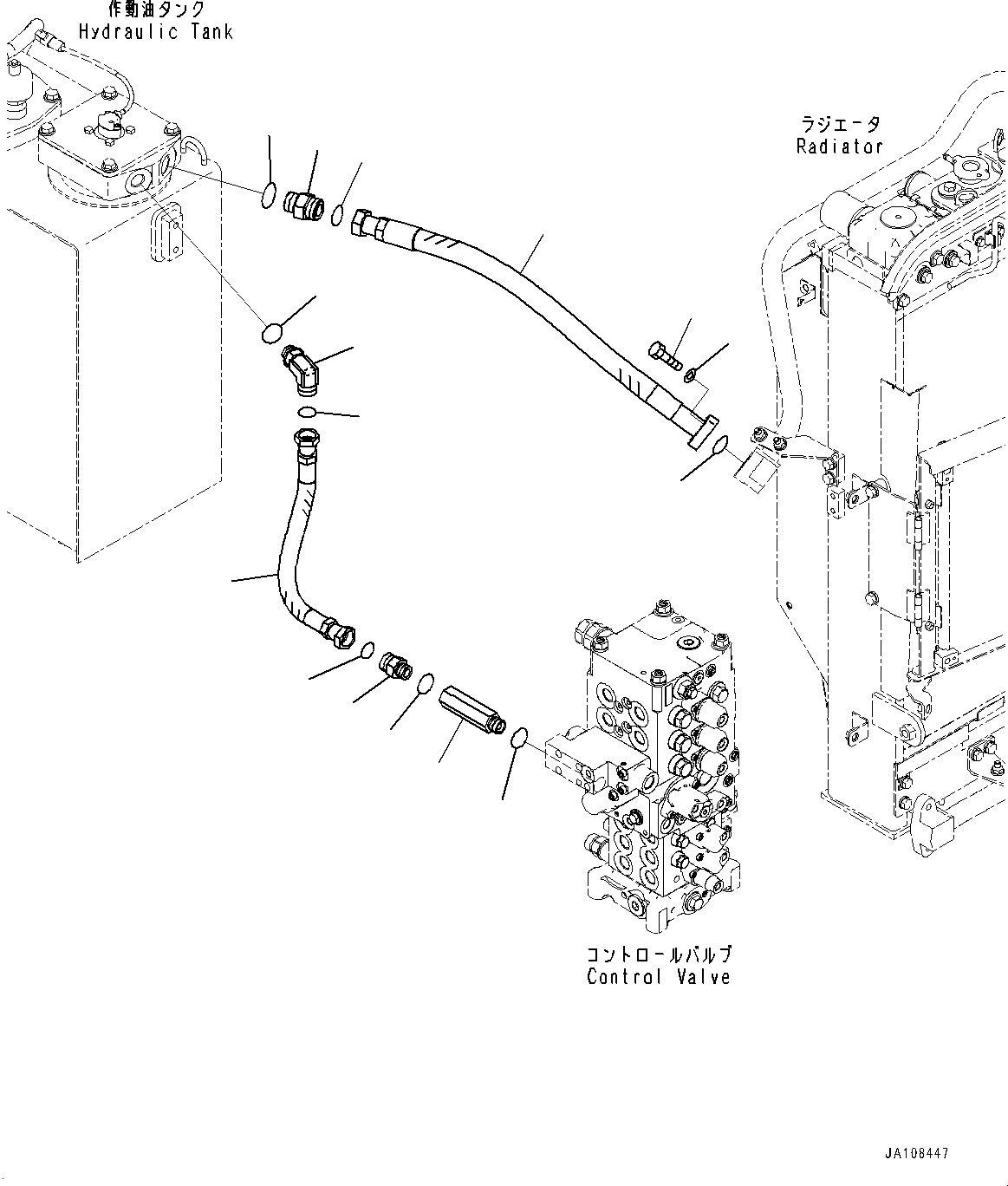 Шланг 204-62-71170 KOMATSU