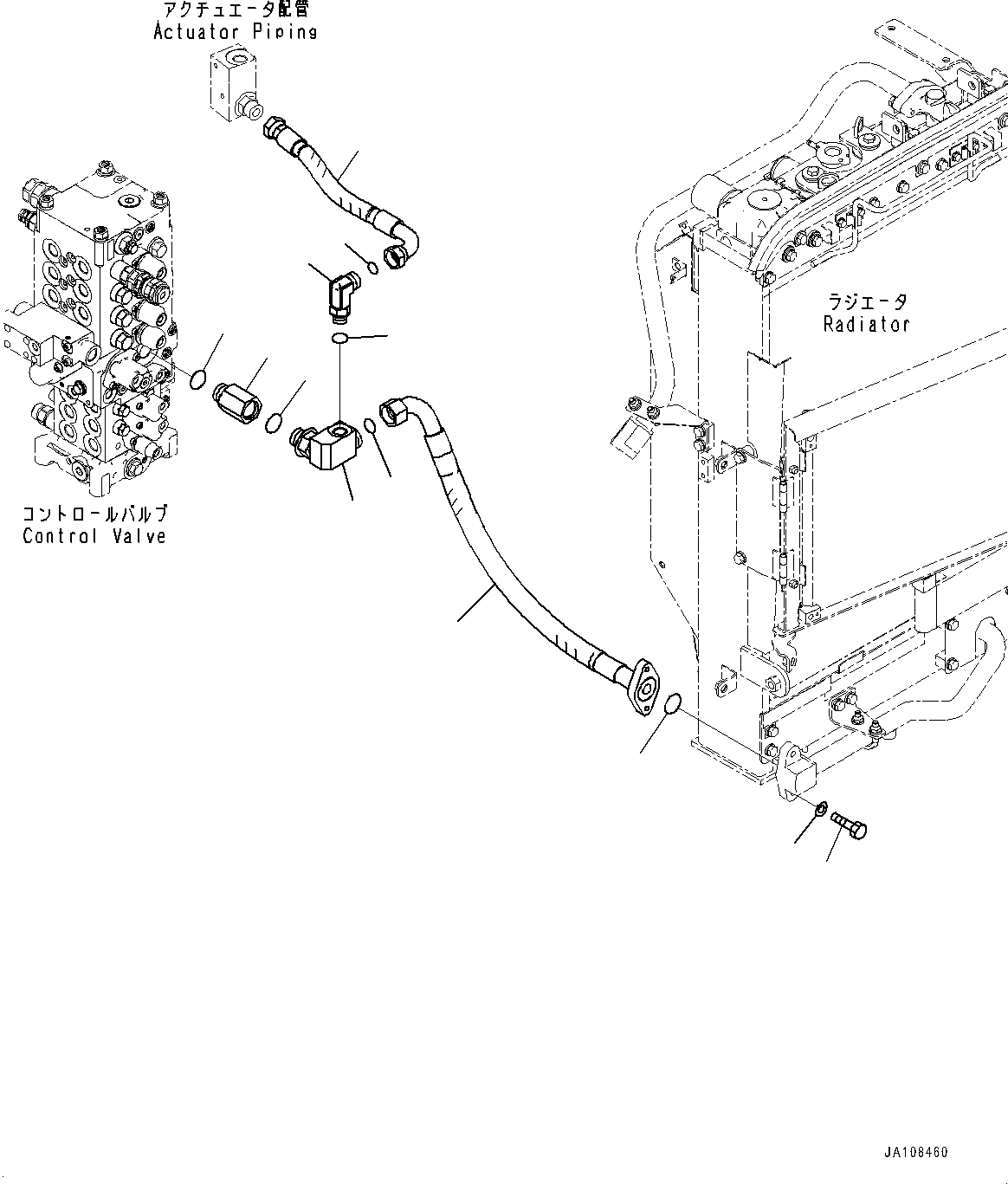 Шланг 204-62-72430 KOMATSU