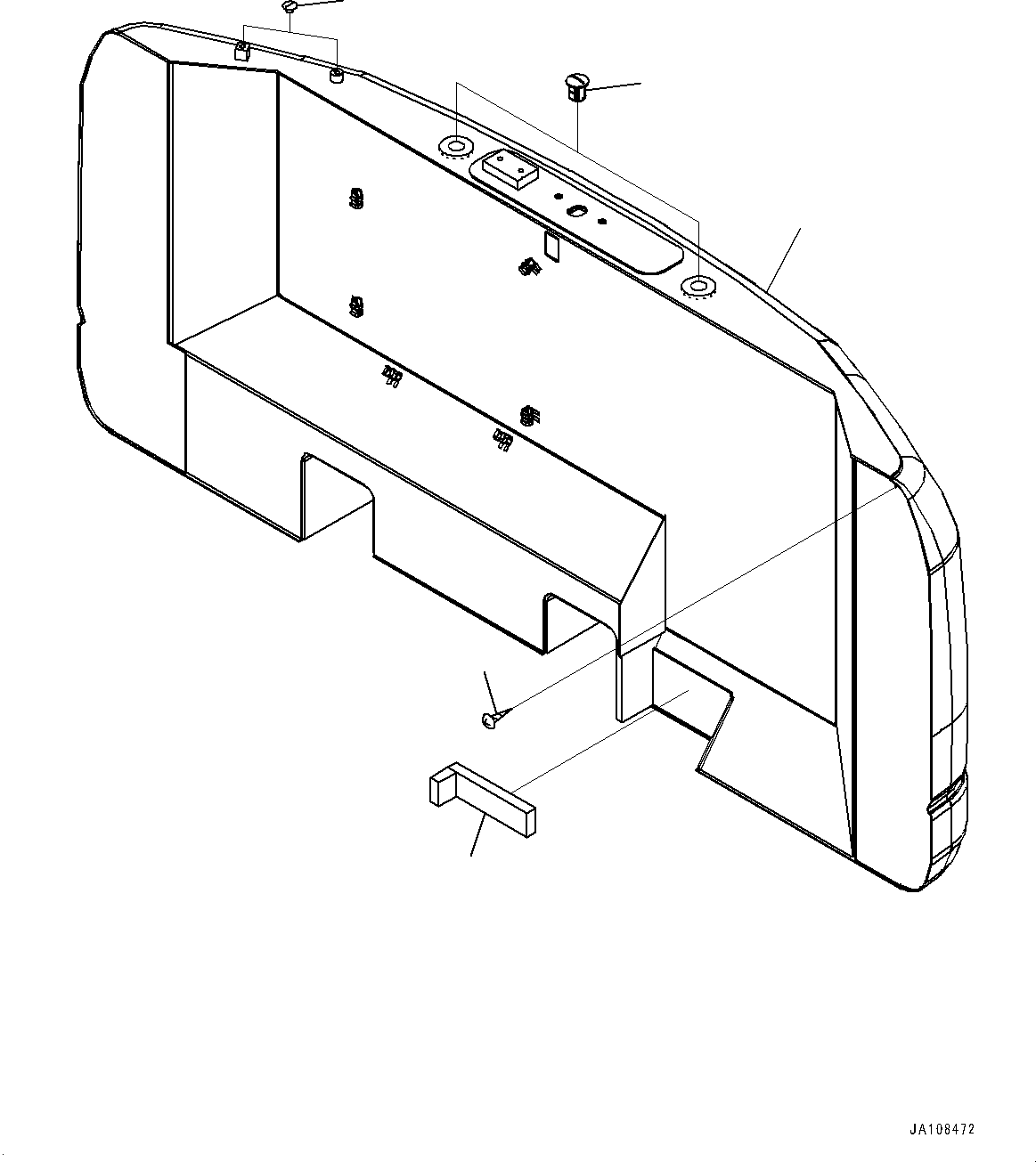 Weight, 2455Kg 204-46-71311 KOMATSU
