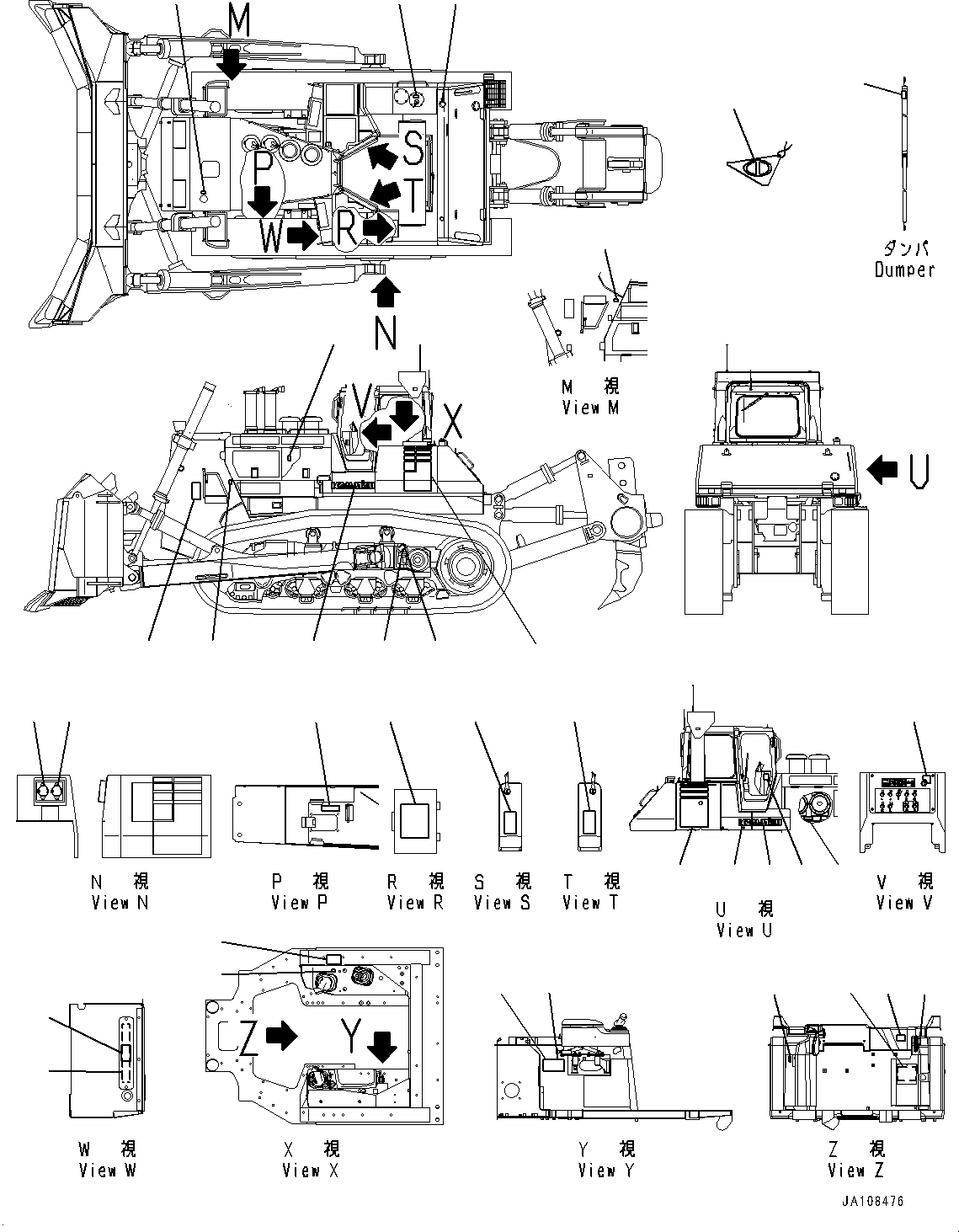 Маркировка 198-98-62360 KOMATSU