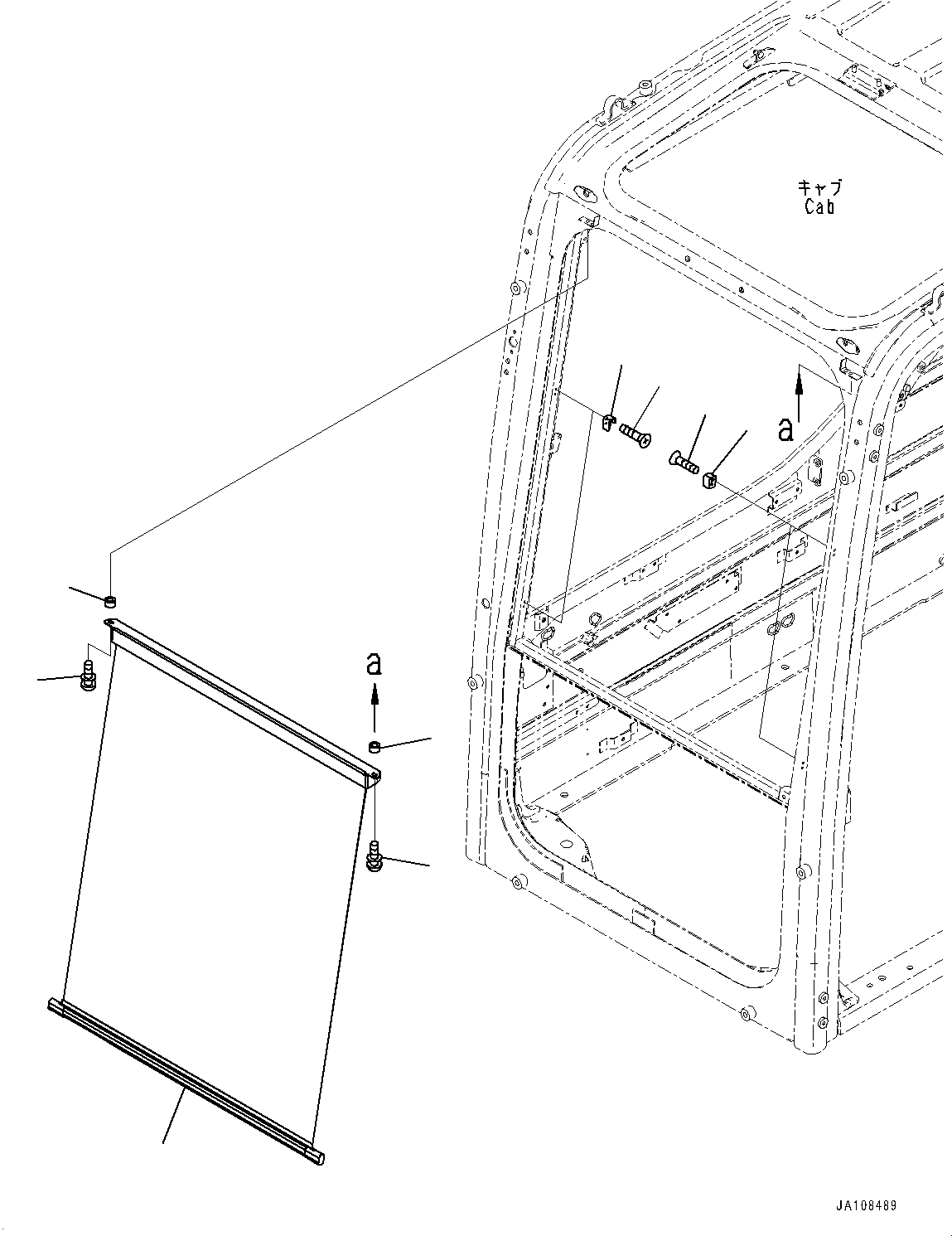 Hook, R.H. 2A5-53-14320 KOMATSU