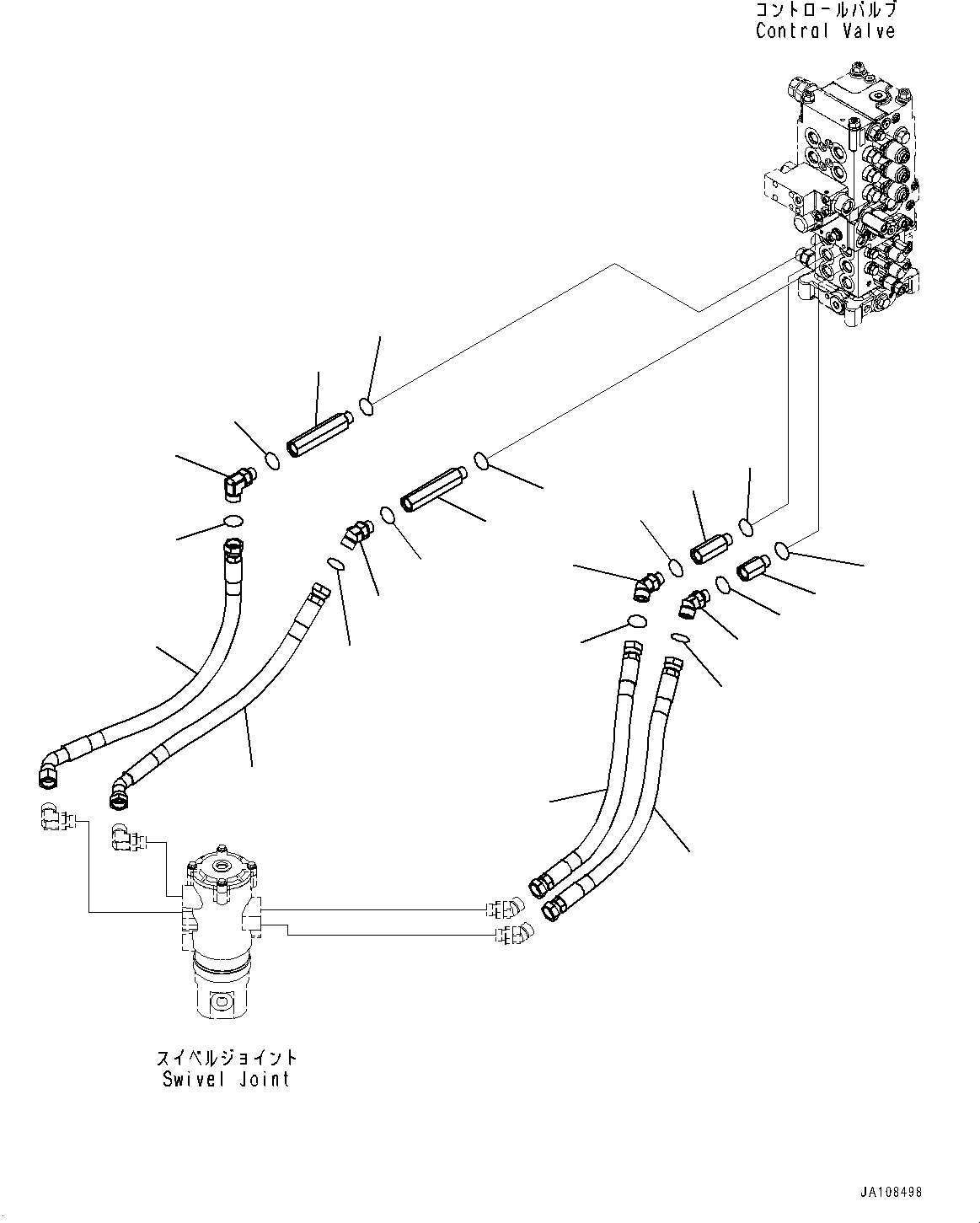 Шланг 204-62-71620 KOMATSU