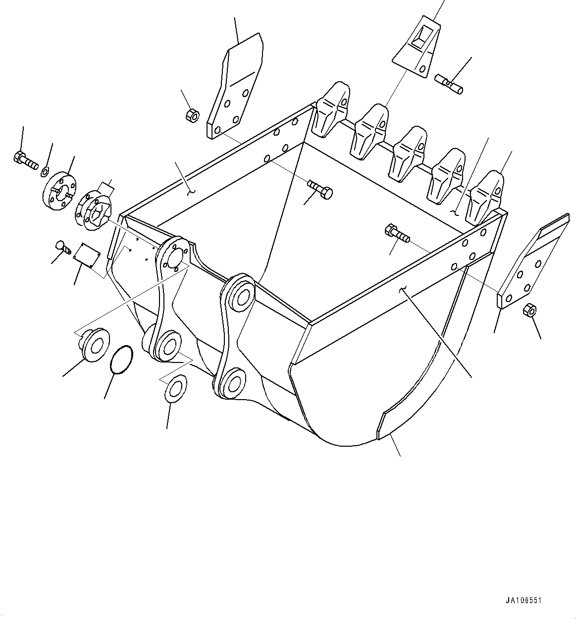 Ковш 203-920-6133 KOMATSU