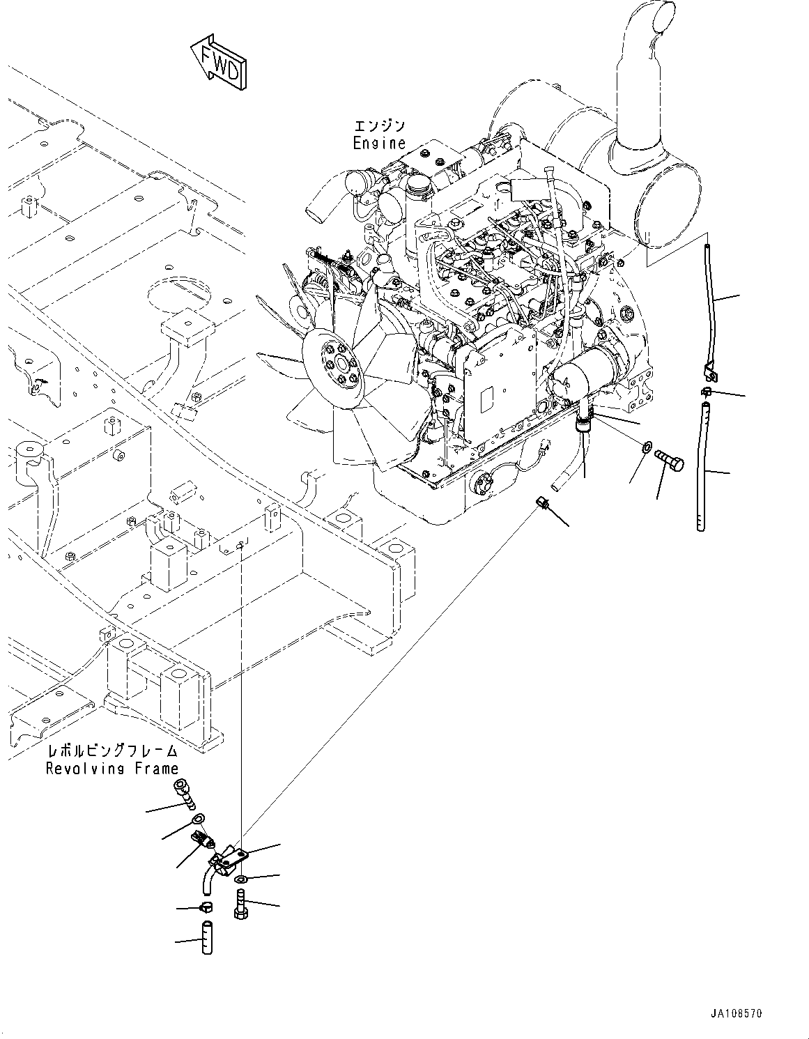 Шланг 07286-01608 KOMATSU