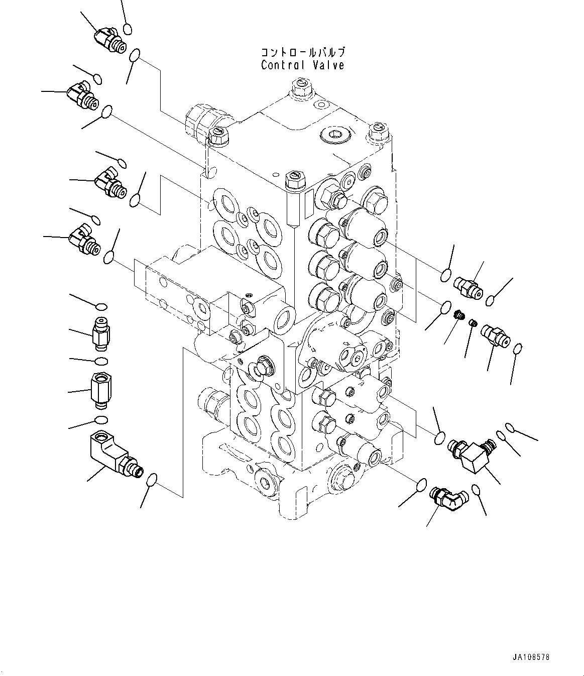 Соединение 22U-62-23551 KOMATSU
