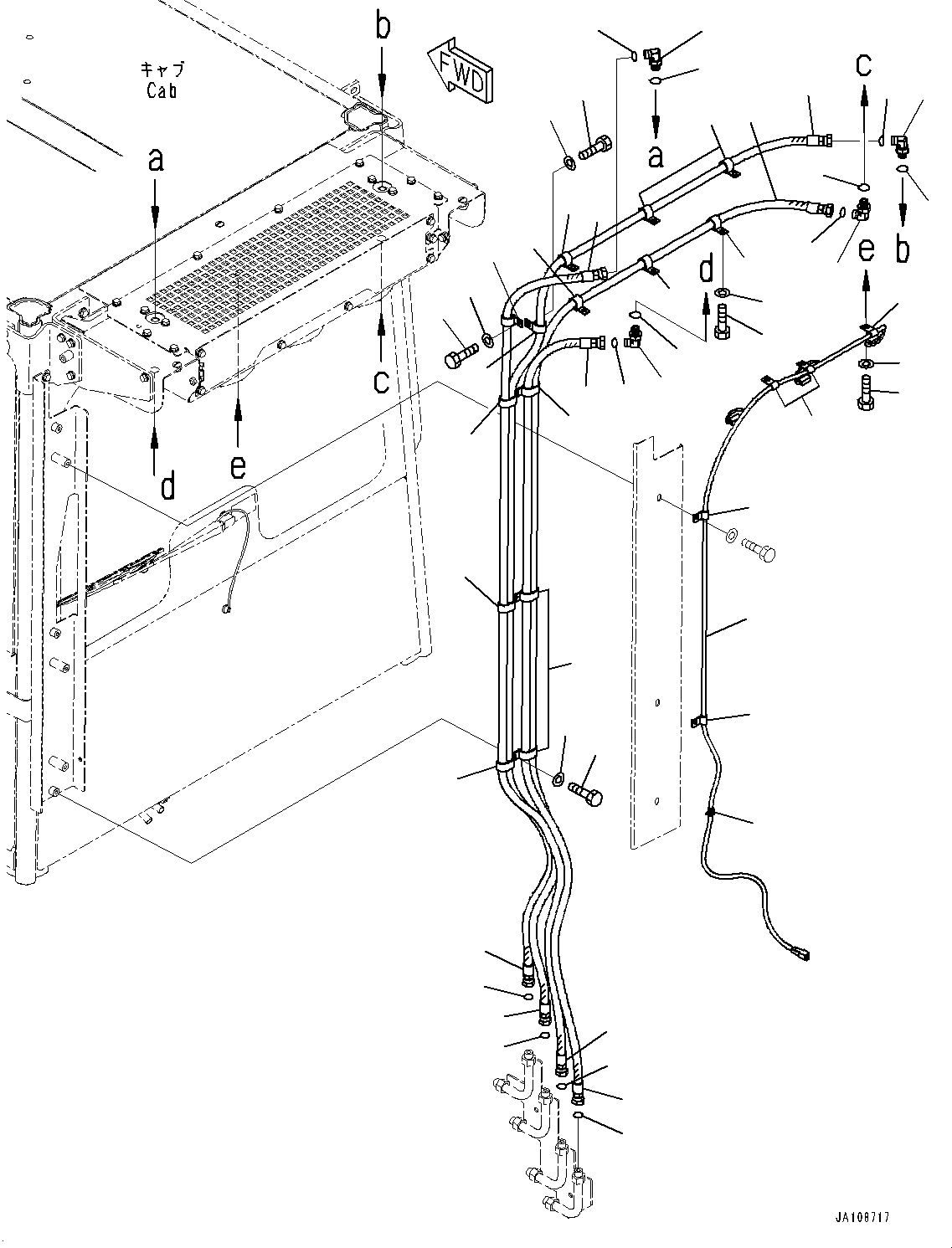 Шланг 421-U46-4111 KOMATSU