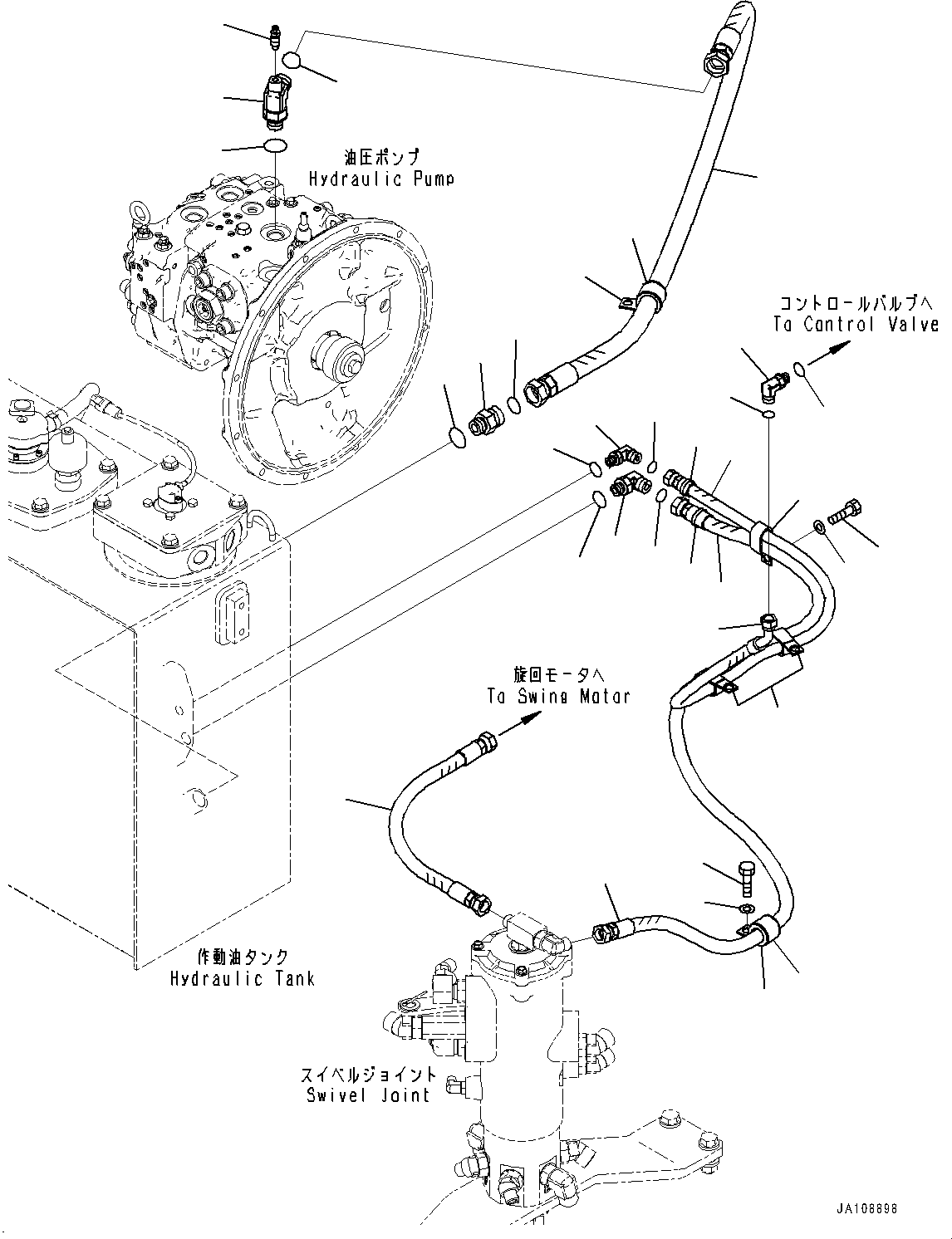 Шланг 204-62-72231 KOMATSU