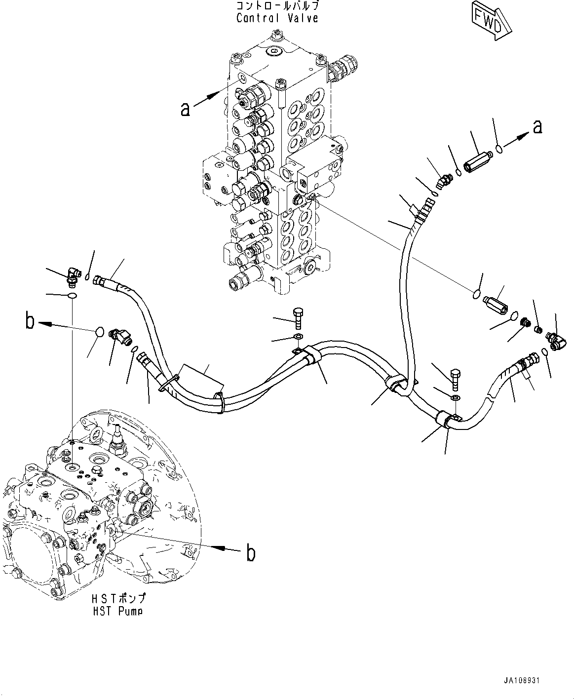 Шланг 204-62-72250 KOMATSU