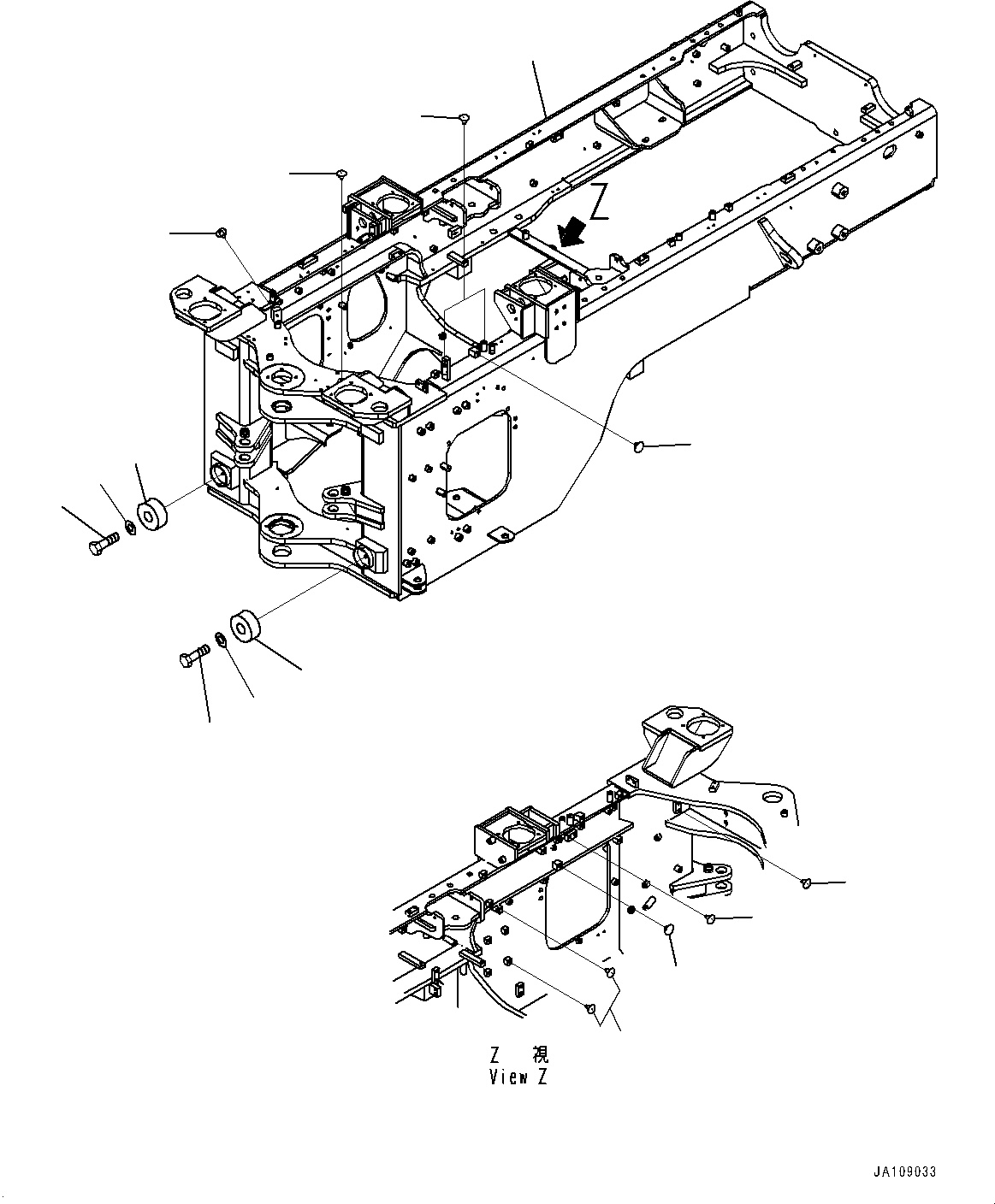 Seat Assembly, Rear Frame 418-S96-6221 KOMATSU