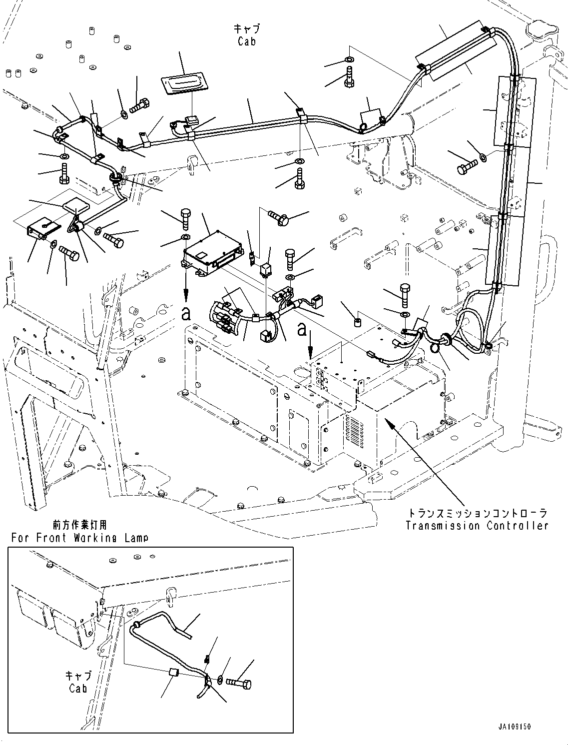 Кабель в сборе 234-952-8970 KOMATSU