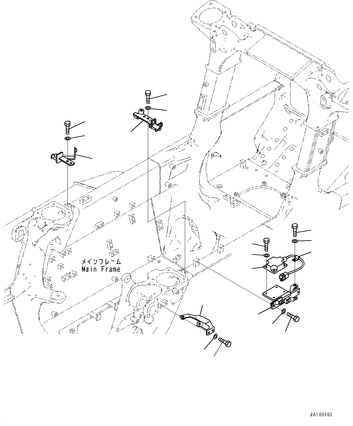 Кронштейн 11Y-06-45151 KOMATSU