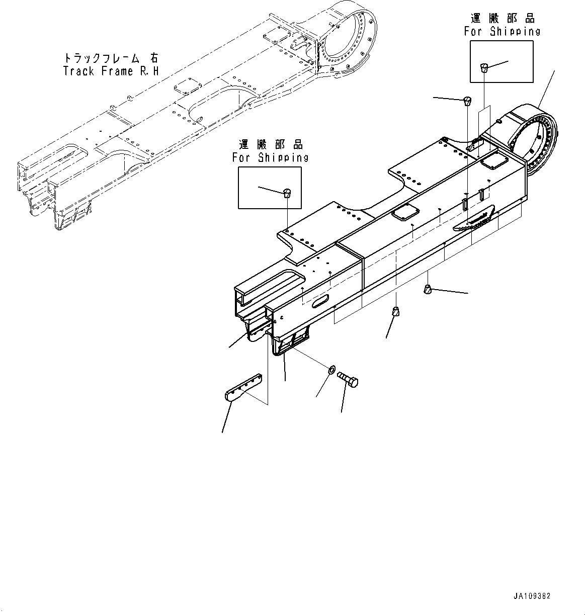 Пластина 21N-30-32232 KOMATSU