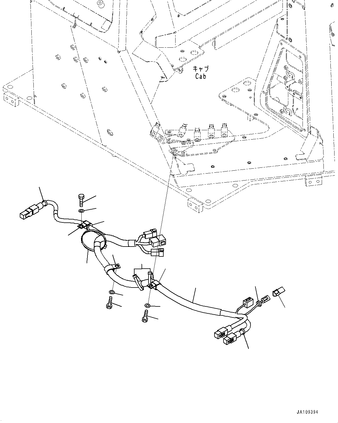 Жгут проводов 11Y-06-45421 KOMATSU