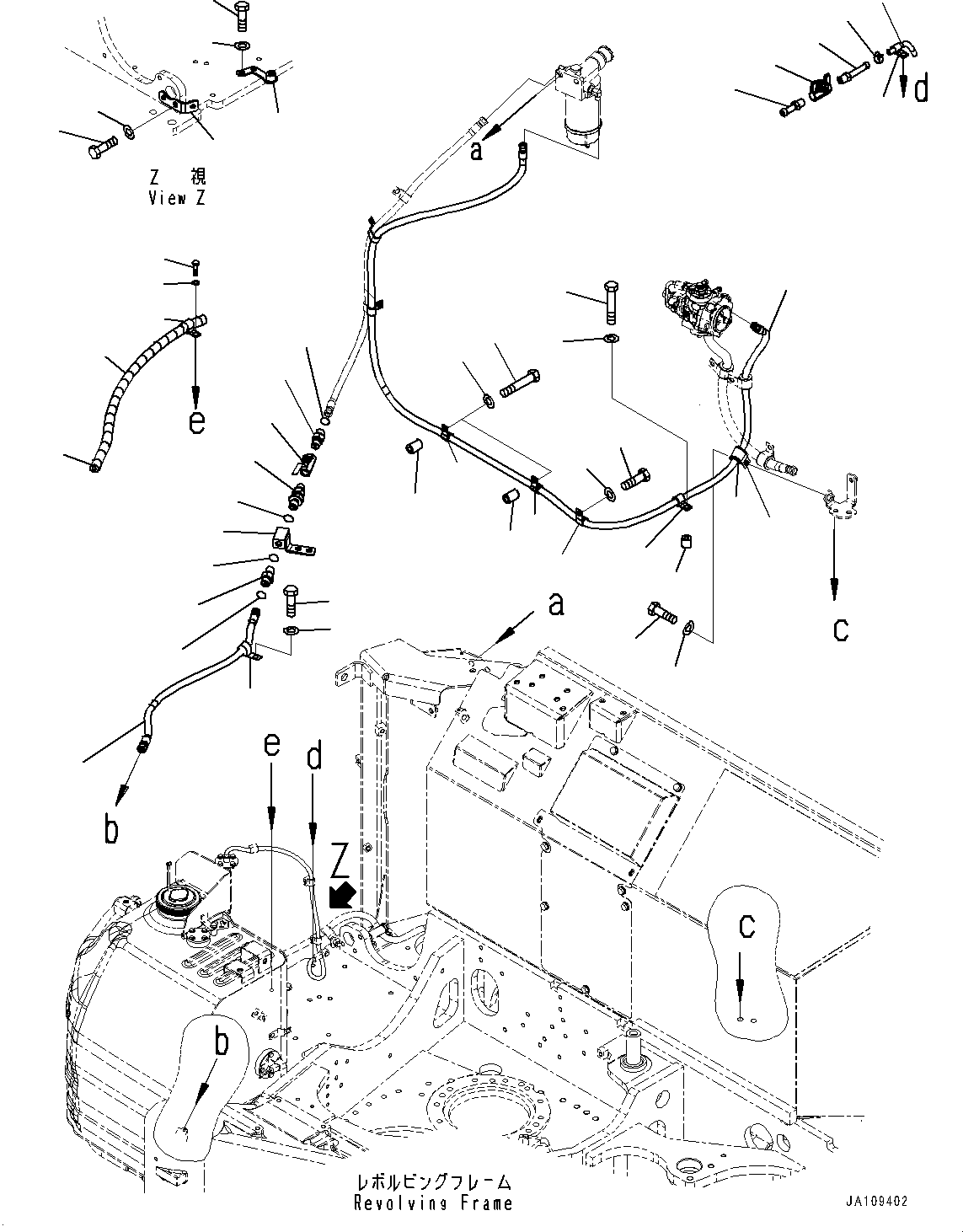Шланг 22P-04-21352 KOMATSU