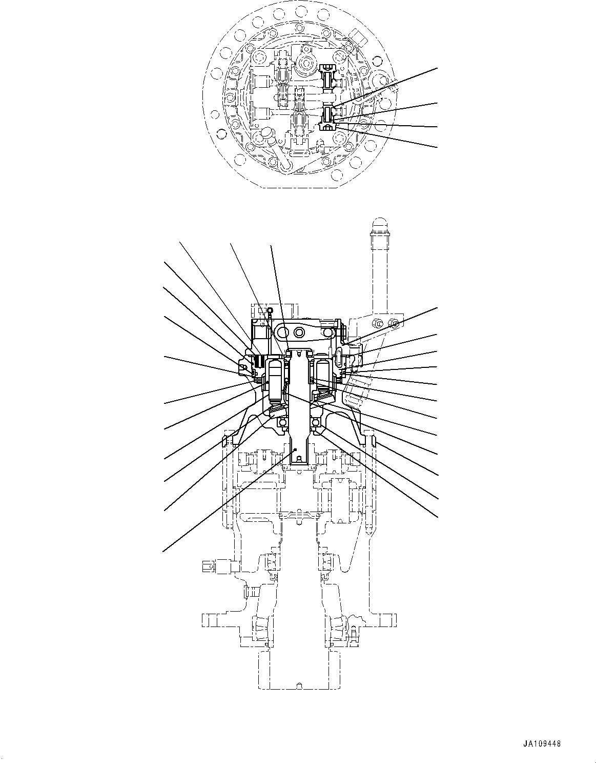 Уплотнительное кольцо (ремкомплект K01) KB20361-45280 KOMATSU
