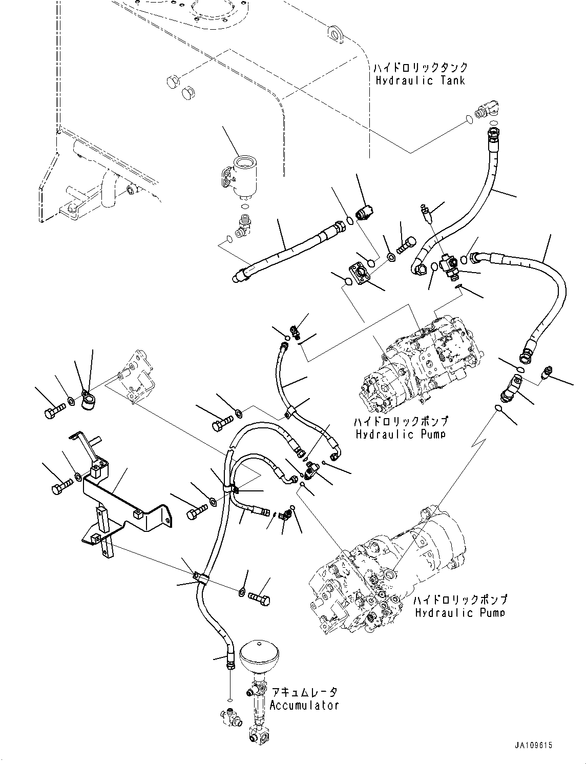 Шланг 423-62-46571 KOMATSU
